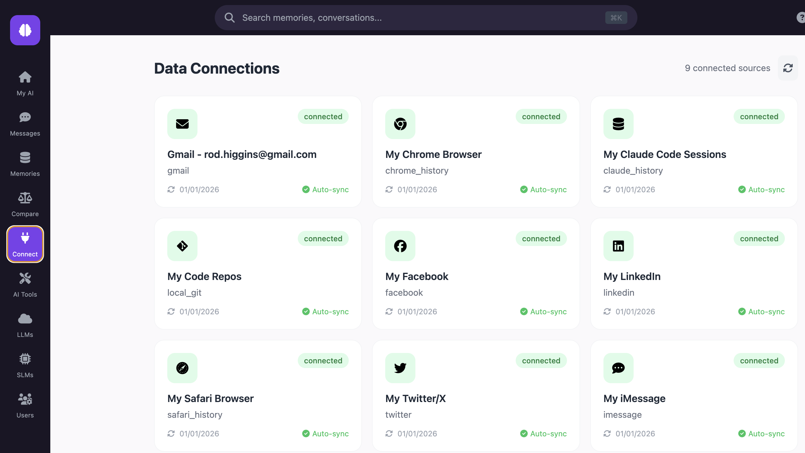 Data sources configuration